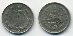 Монета Иран 1 риал 1973 г. 