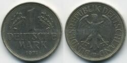 Монета ФРГ 1 марка 1971 г. D