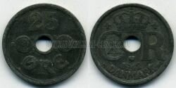 Монета Дания 25 эре 1942 г.