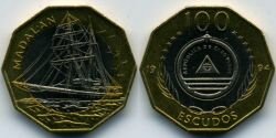 Монета Кабо-Верде 100 эскудо 1994 г.