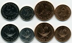 Катар набор 4 монеты.