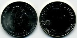 Монета Гаити 0,20 гурда 1981 г. FAO