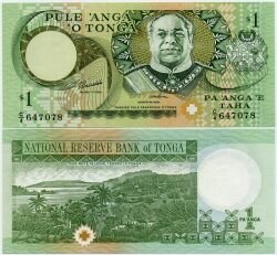Банкнота Тонга 1 паанга 1995 г.