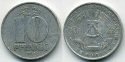 Монета ГДР 10 пфеннигов 1963 г. A