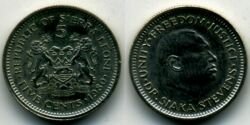 Монета Сьерра-Леоне 5 центов 1980 г.