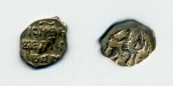 Монета Деньга 1533-1584 г. Иван VI Грозный.