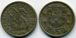 Монета Португалия 2,5 эскудо 1980 г.