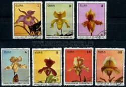 Куба 7 почтовых марок 1972 г. Орхидеи