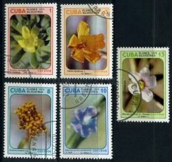 Куба 5 почтовых марок 1974 г. Флора