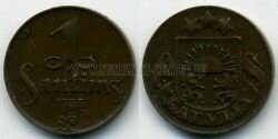 Монета Латвия 1 сантим 1935 г.
