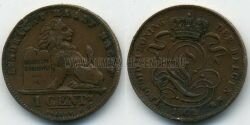 Монета Бельгия 1 сантим 1901 г. 