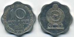 Монета Шри-Ланка 10 центов 1978 г. 