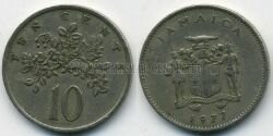 Монета Ямайка 10 центов 1977 г. 
