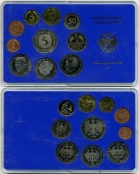 ФРГ набор 10 монет 1979 г. J