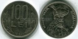 Монета Румыния 100 лей 1994 г.