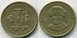 Монета Ямайка 1 доллар 1990 г. 