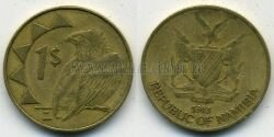 Монета Намибия 1 доллар 1993 г.
