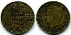 Монета Монако 20 франков 1950 г.