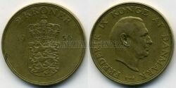 Монета Дания 2 кроны 1956 г.