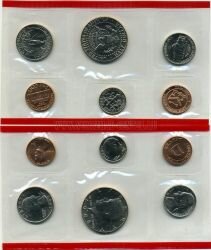 США набор 5 монет 1988 г. D