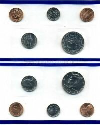 США набор 4 монеты 1999 г. P