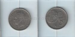 Монета Испания 5 песет 1982 г. 