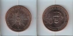 Монета Уругвай 50 песо 2011 г. 