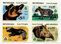 Никарагуа 4 марки 1984 г.**