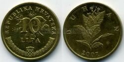 Монета Хорватия 10 липа 2007 г. 