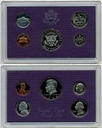 США набор 5 монет 1986 г. S