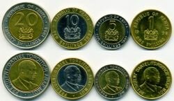 Кения набор 4 монеты.