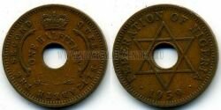 Монета Нигерия 1/2 пенни 1959 г.