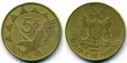 Монета Намибия 5 долларов 1993 г.
