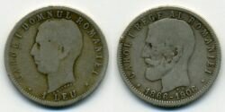 Монета Румыния 1 лей 1906 г.