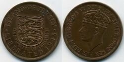 Монета Джерси 1/12 шиллинга 1945 г.