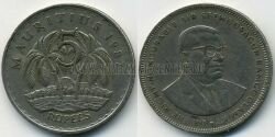 Монета Маврикий 5 рупий 1987 г.