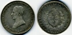 Монета Уругвай 50 центов 1917 г.