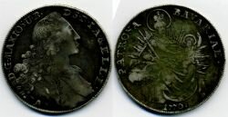 Монета Бавария талер 1770 г.