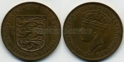 Монета Джерси 1/12 шиллинга 1947 г.